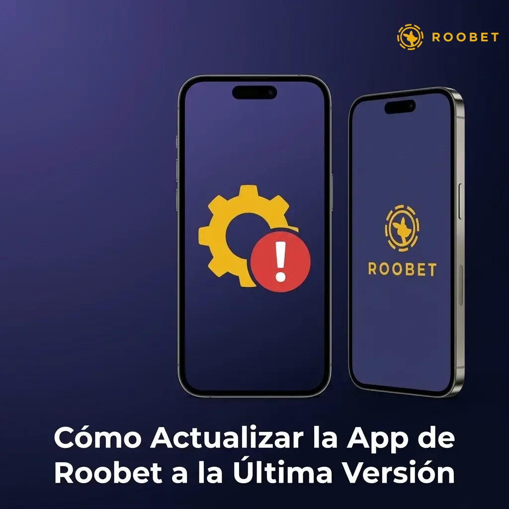 Actualización automática de la app de Roobet desde el navegador móvil sin descargas adicionales.