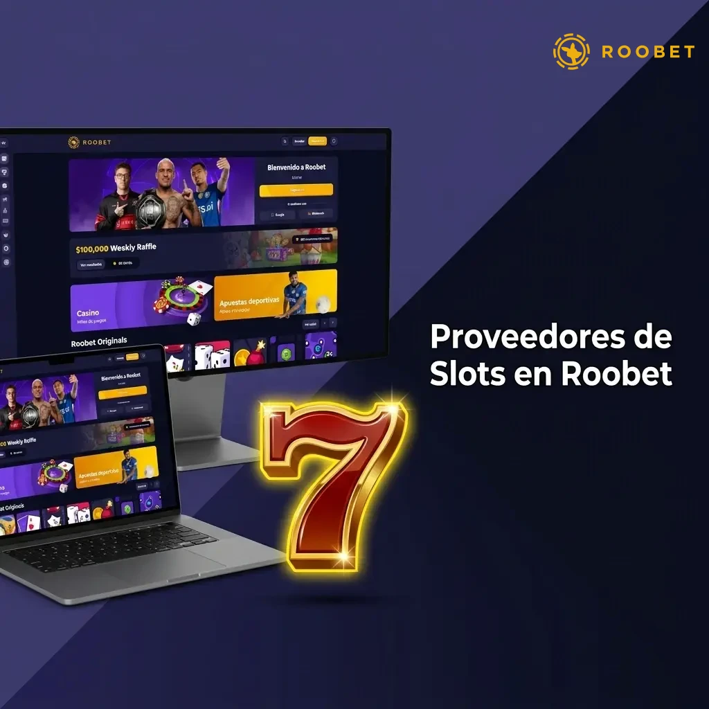 Proveedores de slots en Roobet: Pragmatic Play, NetEnt, Play'n GO y más de 40 estudios con cientos de juegos.