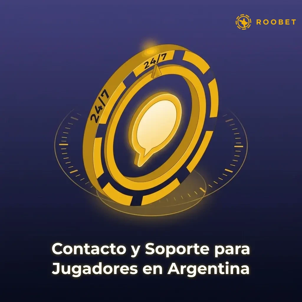 Soporte Roobet Argentina: chat en vivo 24/7, email y centro de ayuda para jugadores argentinos.