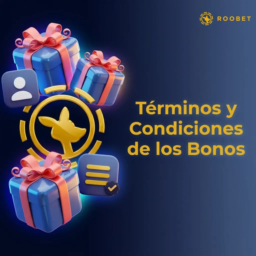 Términos y condiciones de bonos en Roobet: reglas para usuarios registrados en Argentina sobre promociones y apuestas.